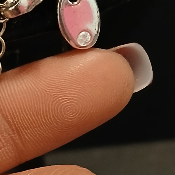 Floral silver tone necklace - Picture 7 of 10